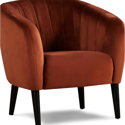 Fauteuil d'appoint American Design Burnt Orange