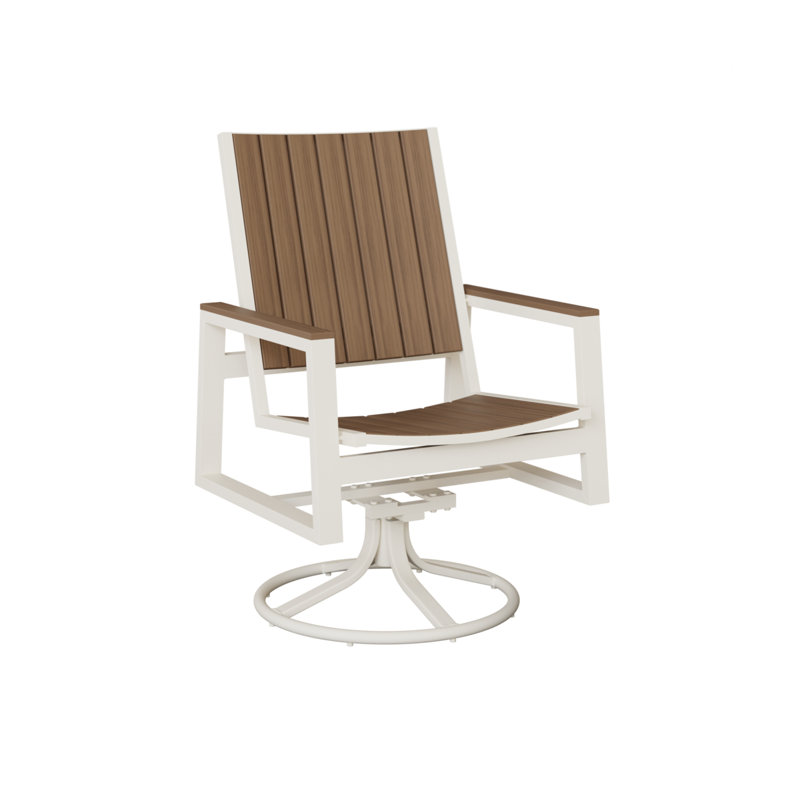 Chaise berçante berçante pivotante Berlin Gardens Vida, Acajou antique
