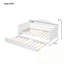 Lit simple en bois avec lit gigogne