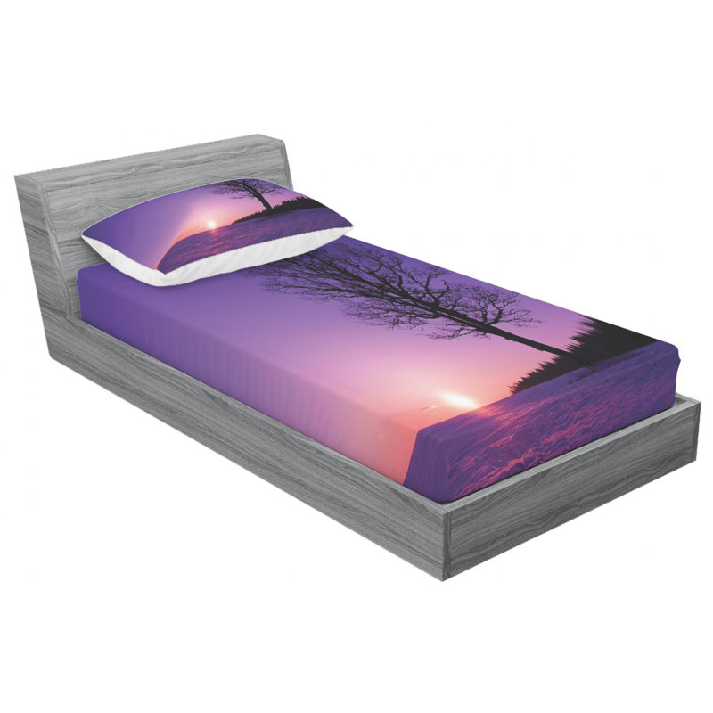 Microfiber Sheet Set, Twin XL Sheet Set with Fitted Sheet