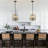 4-light Farmhouse Open Cage Chandelier
