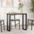 Dining Table O-Frame Solid Wood Pine And Steel-691036550