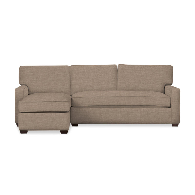Taylor Upholstered Chaise L-Sectional, Left Hand Facing, Conversation Linen Basketweave