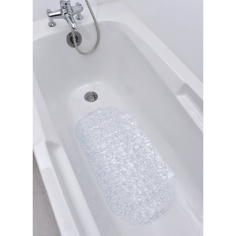 Jalese Non-Slip Shower Mat, Clear