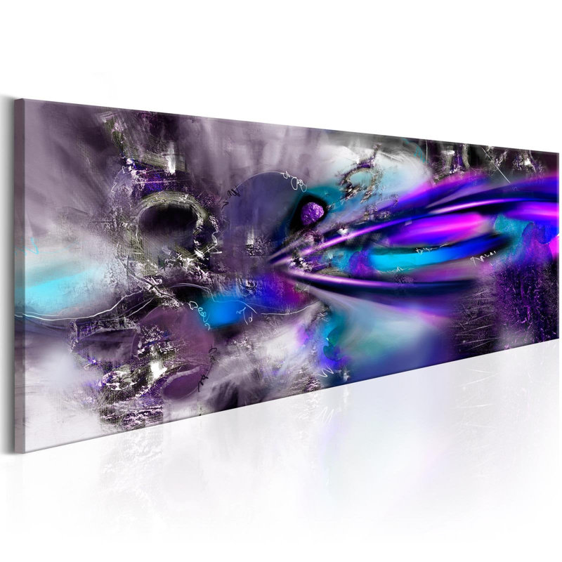 «Purple Comet», impression sur toile tendue, H 20 po x l 59 po x P 1 po