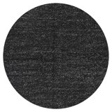 Wool Area Rug in Black