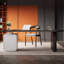 Solid Wood Writing Desk-3576178