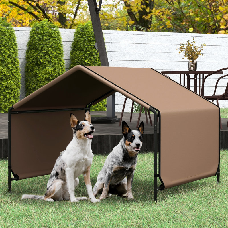 Water Water Camping House For Adventure Seekers - Tente pour chien brune à installation rapide et sous la pluie,