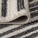 Augie Modern Berber Stripe Cream/Black Rug
