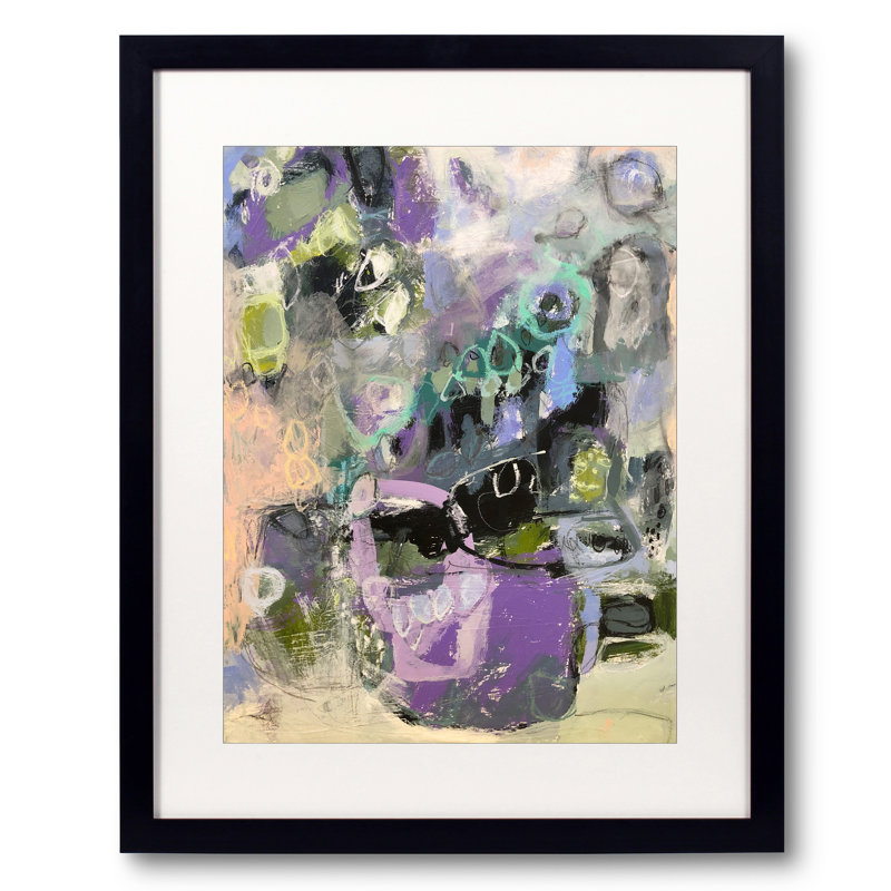 Purple Maze Print by Elizabeth Chapman, 20" H x 16" W