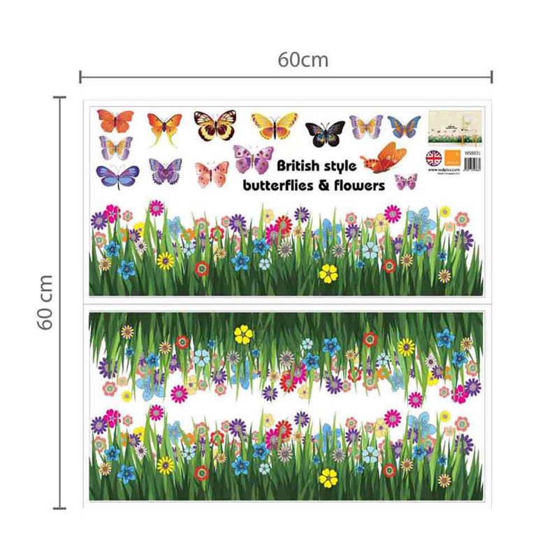 Plants & Flowers Non-Wall Damaging Wall Decal