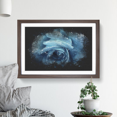 Blue Rose Flower Vol.1 - Picture Frame Graphic Art