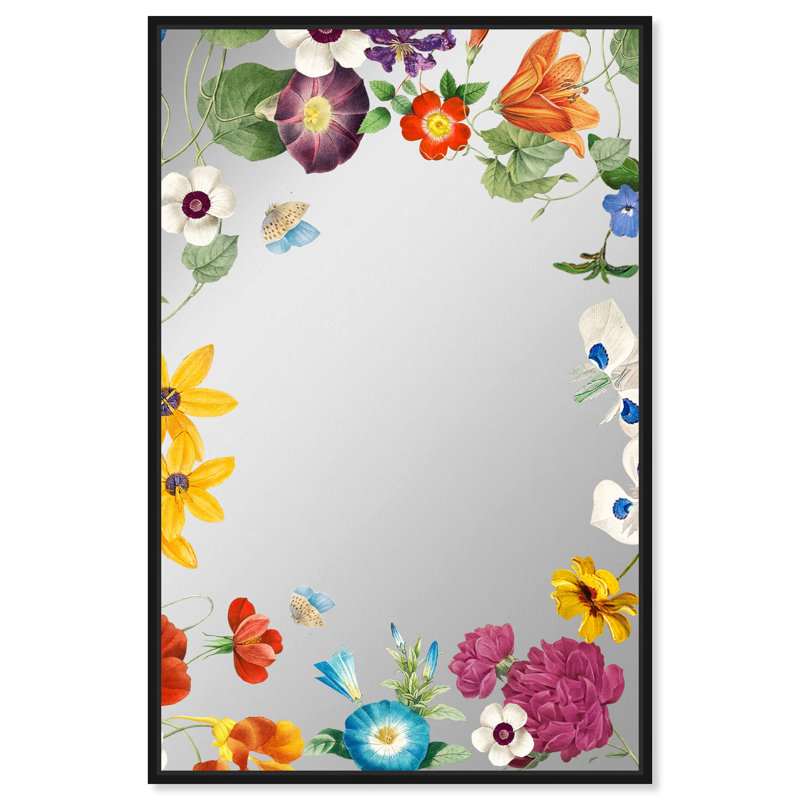Spring In Animals Framed Mirror by Oliver Gal, Black
