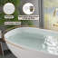 Baignoire de trempage autoportante à surface solide 71 po. X 34 po. Monaco