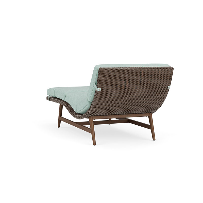 Cascade Outdoor Chaise Lounge, Demo Mist, Bark