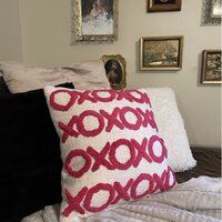 Alissa Casual Tufted Xoxo Square Cotton Pillow Cover & Insert Etta Avenue Teen Color: Lime