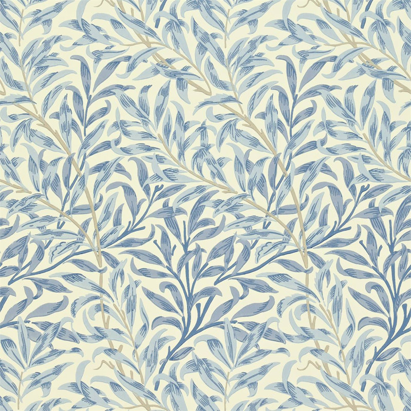 Willow Boughs Wallpaper, Blue