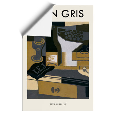 The Moulin Cafe by Juan Gris - No Frame Painting