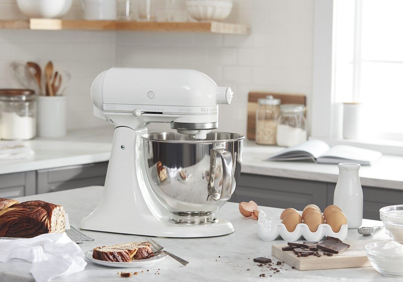 KitchenAid® Artisan® Series 5qt Stand Mixer, White