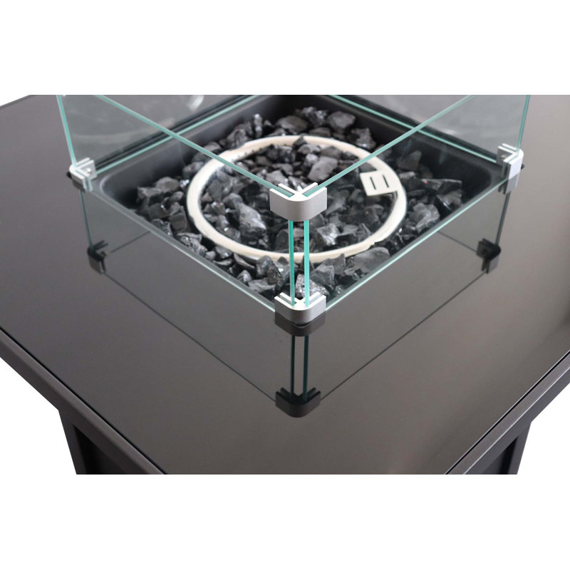 Fire Pit For Outdoor Home Garden Backyard Fireplace, Black