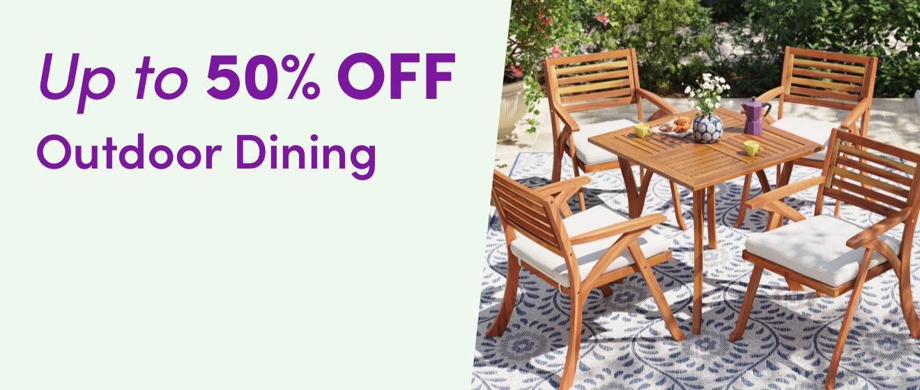Up to 50% OFF Outdoor Dining