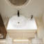 Meuble-lavabo mural 32 po avec lavabo en céramique et portes à fermeture en douceur-1492836500