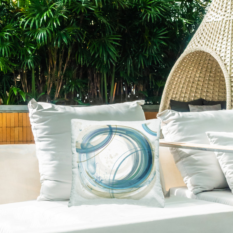 Coussin d'extérieur imprimé Centric