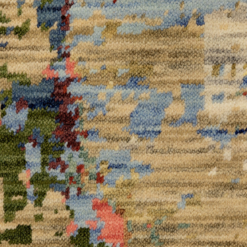 Truffi Abstract Indoor Rug, Rectangle 6'7" x 9'6"