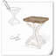 Ensemble de tables de bout Mohit