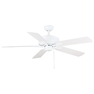 Ventilateur de plafond standard d’extérieur à 5 pales 52" avec chaînette à tirer Dashwood