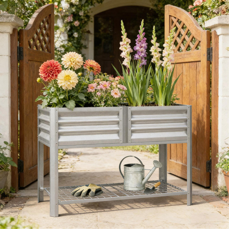 Jardinière surélevée pour l'extérieur, lit de jardin surélevé