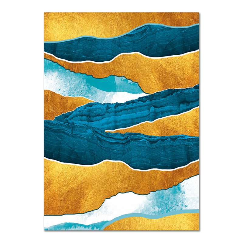 Onde Dorate - Rectangle Print