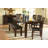Dark Oak Finish Wooden Bench 1Pc Faux Leather Upholstered Seat Simple Dining Furniture-470425434