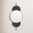 Lori Metal Elongated Wall Mirror-223663764