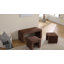 Faux Fur Upholstered Bench-1112070517