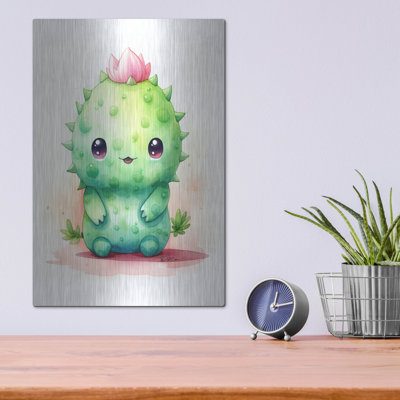 Trinx 'Cut Fruit Monster 3' by Momart Metal Wall Art