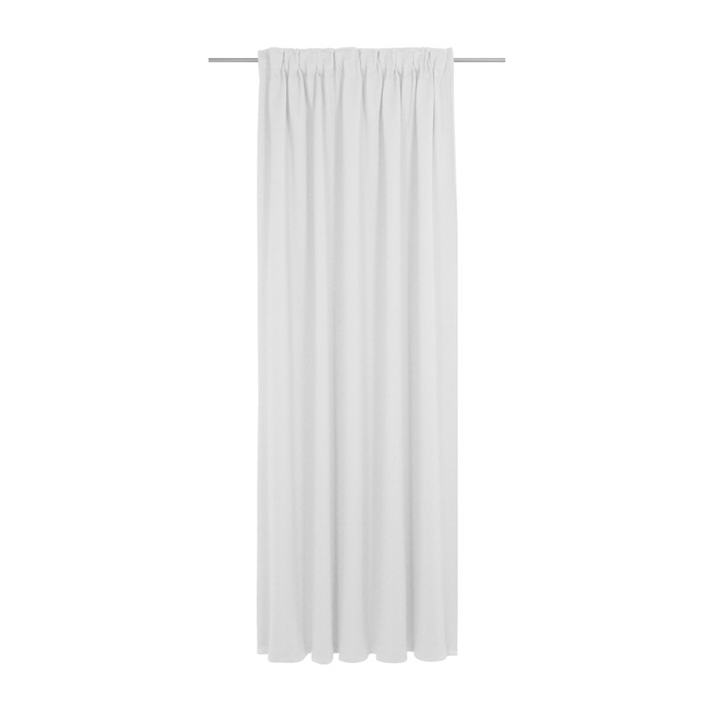 Sunday, multi -band scarf, semi -transparent, White, 142cm Width x 295cm Drop