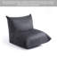  Fauteuil à billes Fauteuil à billes géant Fauteuil à billes convertible Coussin de sol avec housse lavable à la machine, fauteuils à billes pour adulte 
