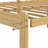 14 Inch Natural Bamboo King Size Bed Frame, Warm Tone Modern Style Heavy-Duty Platform Bed with 98° Ergonomic Angled Headboard, Squeak-Free, No Box Spring Needed-1625231736