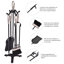 Amiyiah Iron Fireplace Tool Set