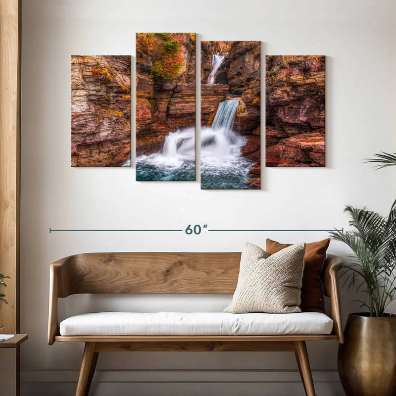Alvord Saint Mary Falls, H 32 po x l 52 po