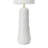 Analysa Stoneware Floor Lamp with Reactive Glaze and Linen Shade
