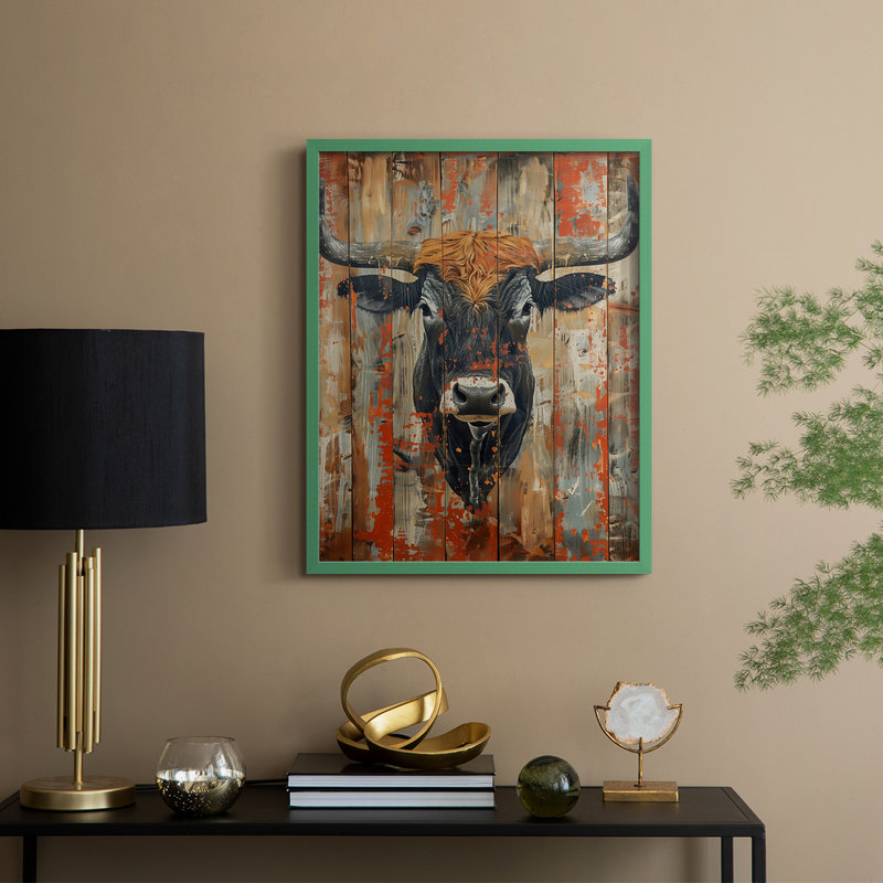 " ANIMALS Series DVII ", Green, 30" H x 24" W