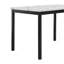 5 Piece Metal Dining Set With Laminated Faux Marble Top, Dining Table With 4 Chairs-1542292107-1542292105