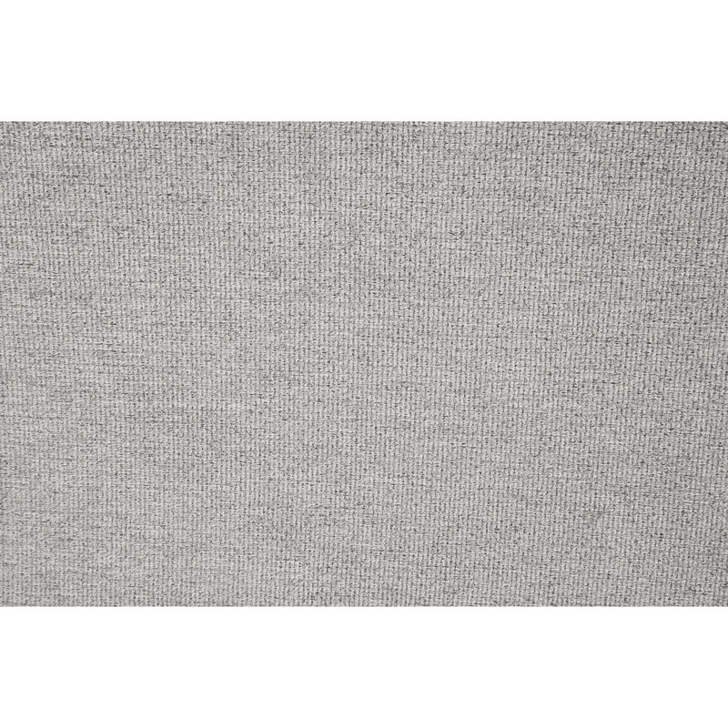 Chaise d'appoint en lin gris 2 - rembourrage en tissu d'ameublement 2 pièces avec ton brun chaud, pour toutes les pièces Coussin d'assise et de dossier rembourré de qualité supérieure fabriqué en bois d'hévéa massif