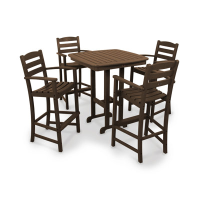POLYWOOD La Casa Café 5-Piece Bar Set