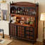 Buffet en noyer massif et bois manufacturé
