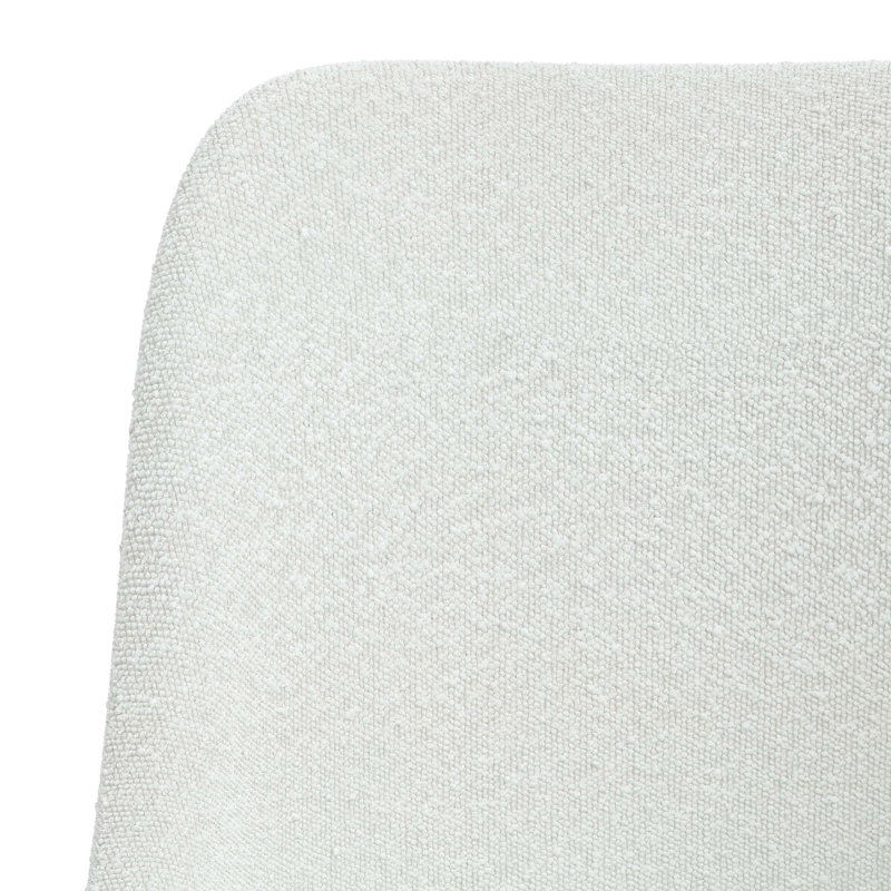 Chaise en bois massif Lozelle, Bois noir, Boucle ivoire classique