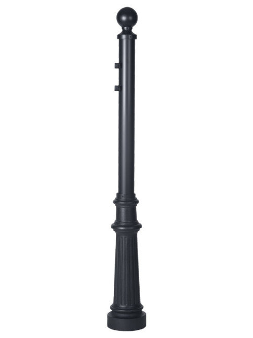 Poteau décoratif rond 77 po H