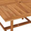 Hayleigh-Jayde Rectangular Teak Outdoor Dining Table , 110cm cm W 110cm cm D